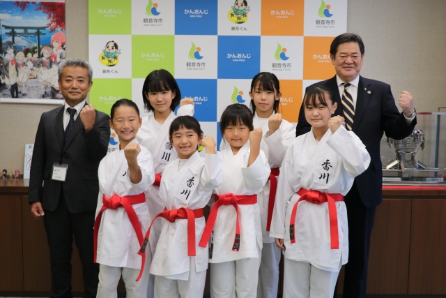 全日本少年少女空手道選手権大会出場選手激励会