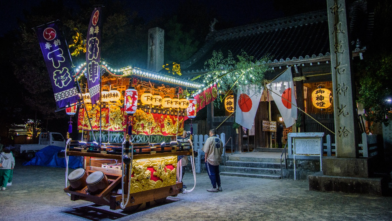 市内のちょうさ祭り