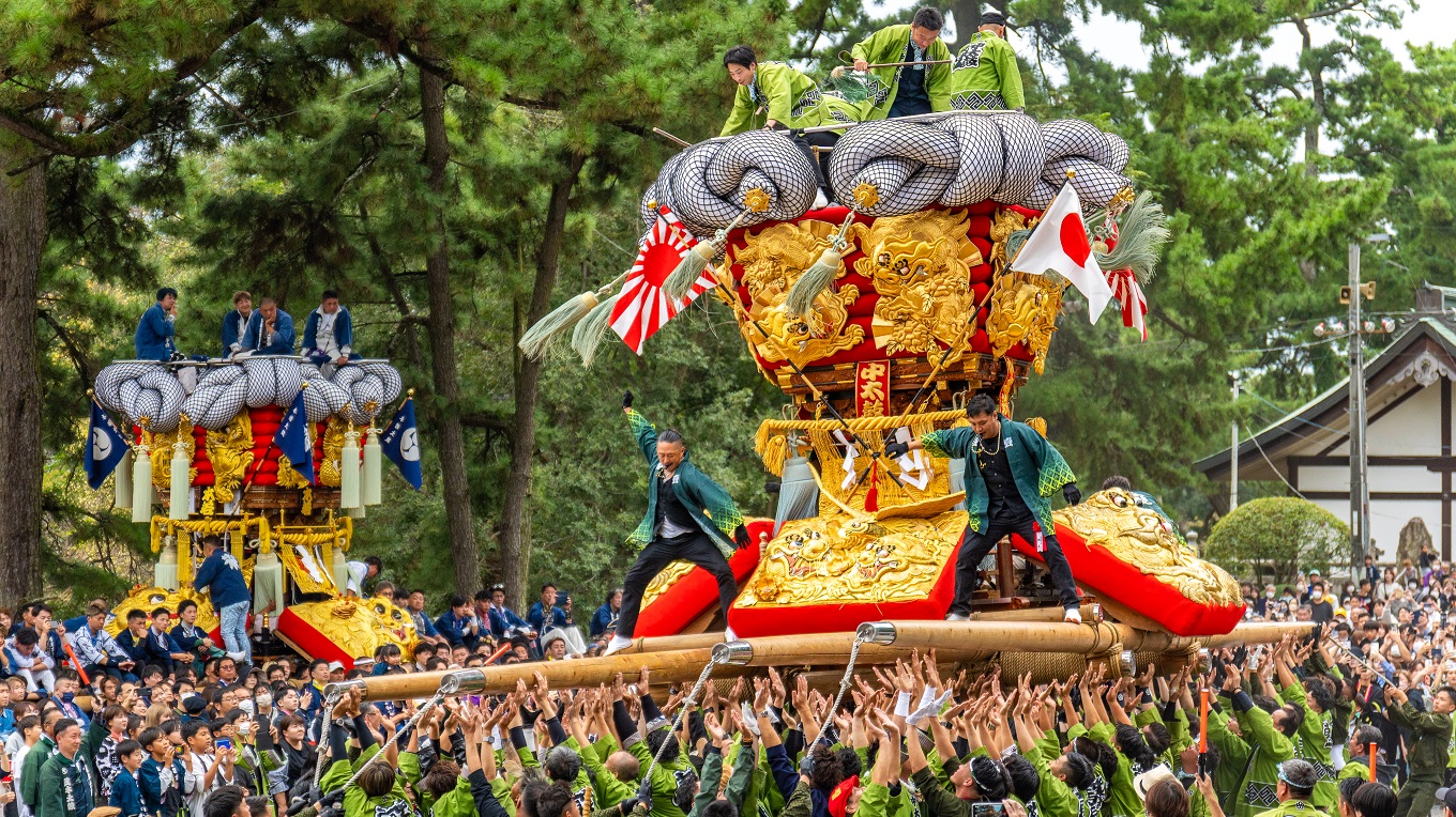 市内のちょうさ祭り（観音寺）