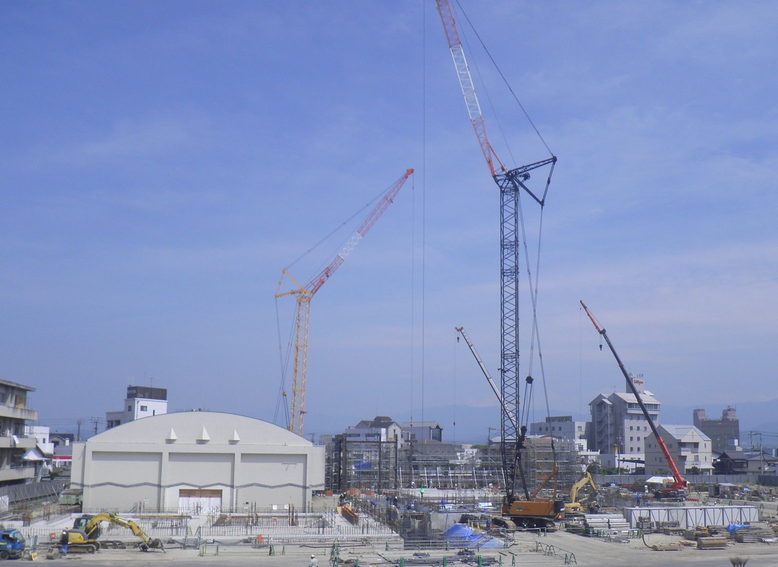 2015年（平成27年）8月上旬の建設工事写真1