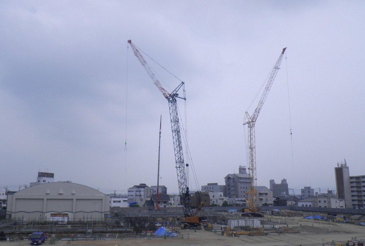 2015年（平成27年）6月下旬の建設工事写真1