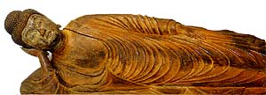 木造涅槃仏像