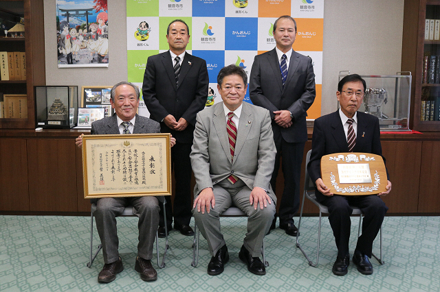 安全功労者内閣総理大臣表彰受賞報告会