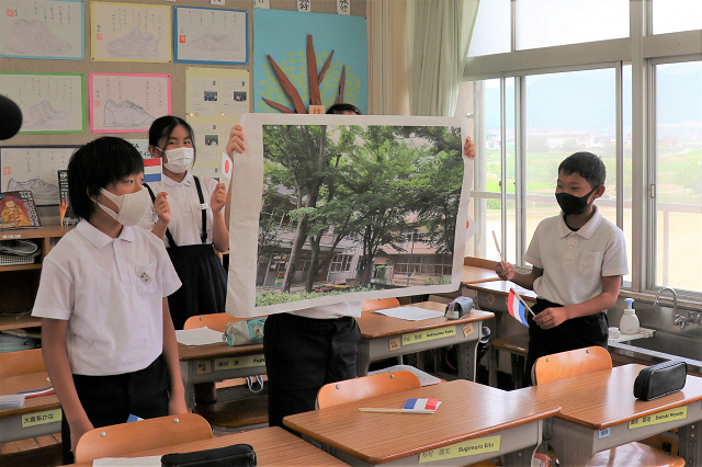 オランダの小学校とオンライン交流