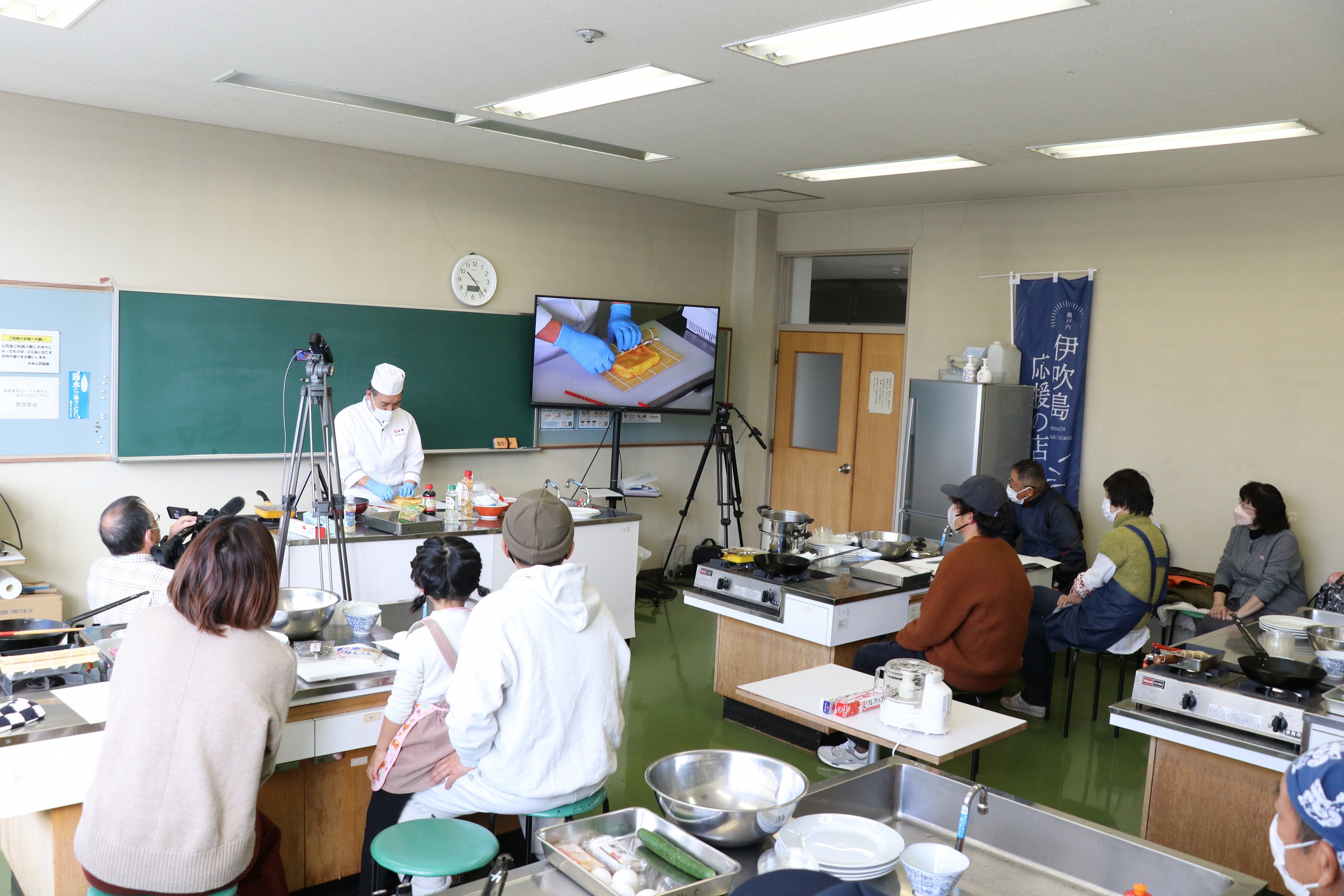 パパ教室 おせち料理づくりの様子