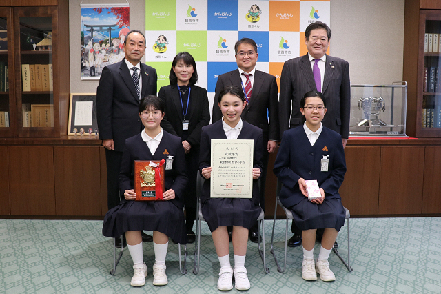 柞田小学校合唱部　全国大会出場決定報告会