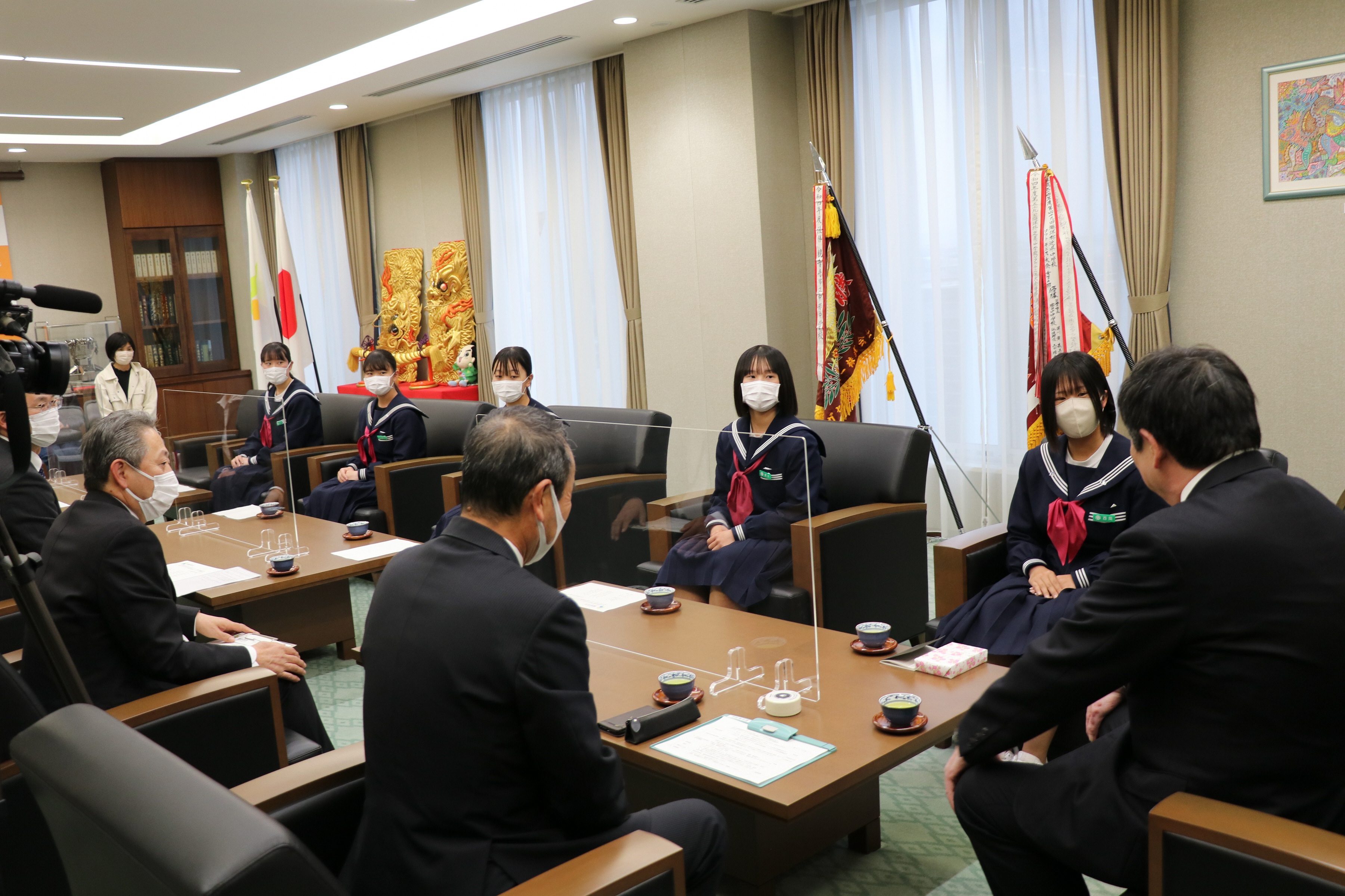 中部中学校女子ソフトテニス部が全国大会出場