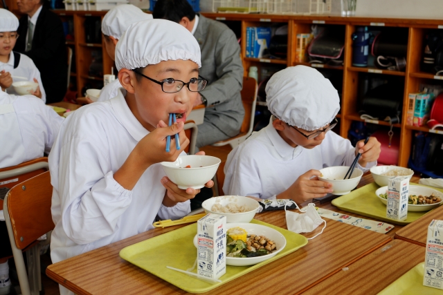 地産地消の給食