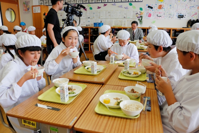 地産地消の給食