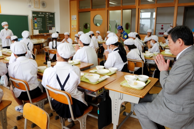 地産地消の給食