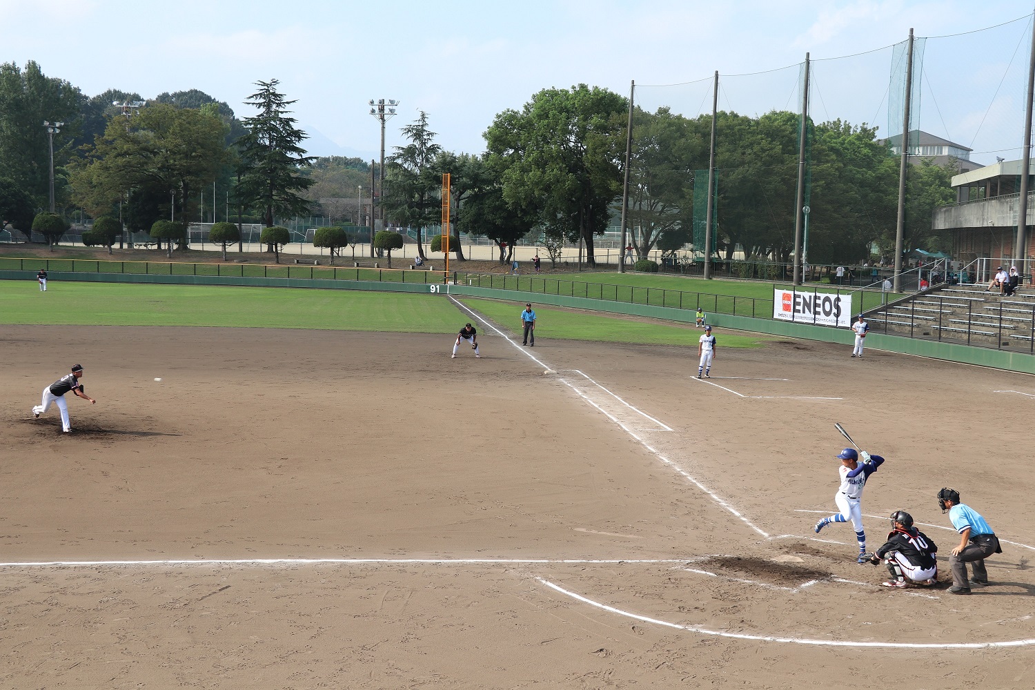 天皇賜杯第78回全日本軟式野球大会エネオストーナメント試合風景