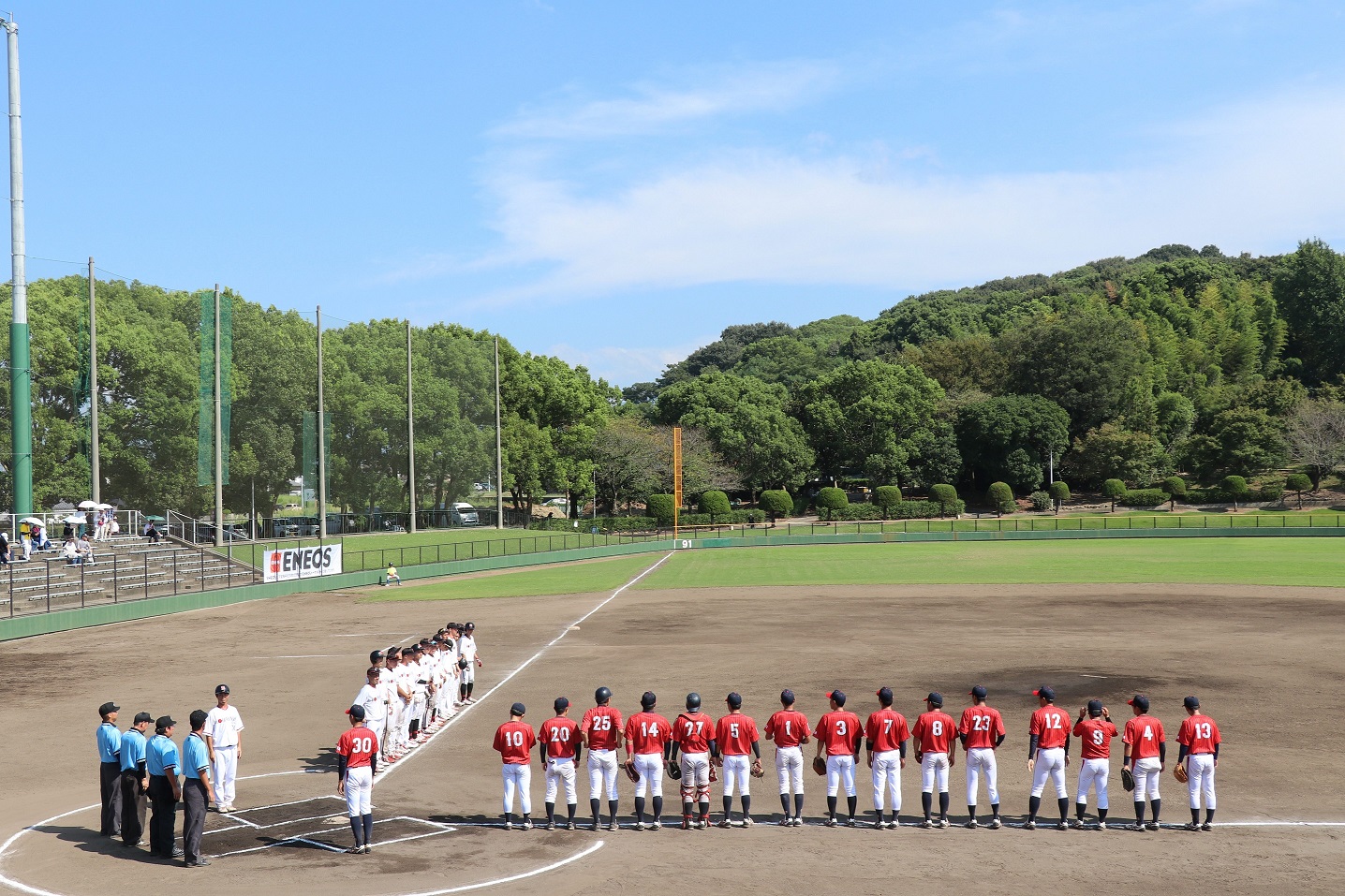 天皇賜杯第78回全日本軟式野球大会エネオストーナメント試合風景