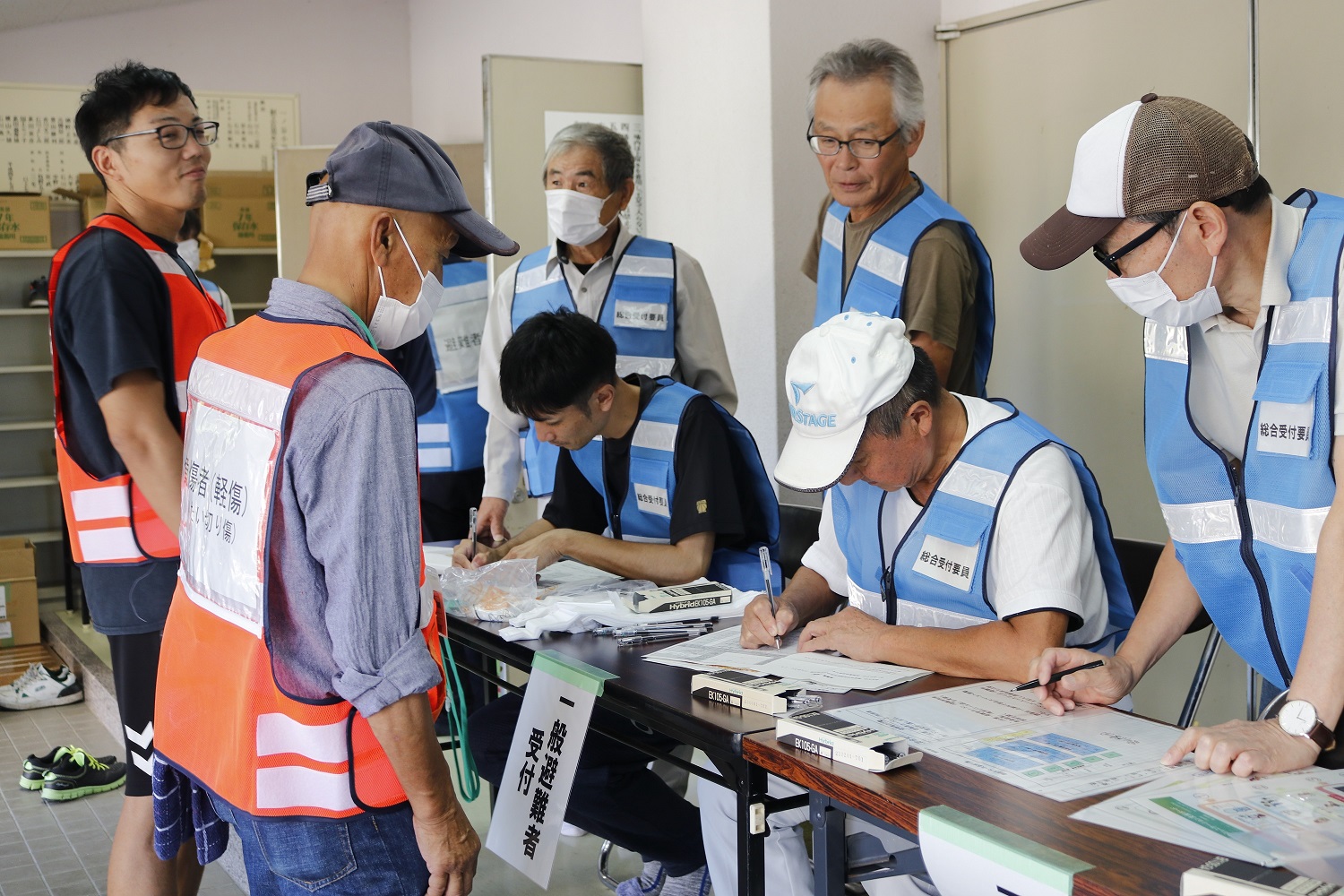 観音寺市総合防災訓練の様子