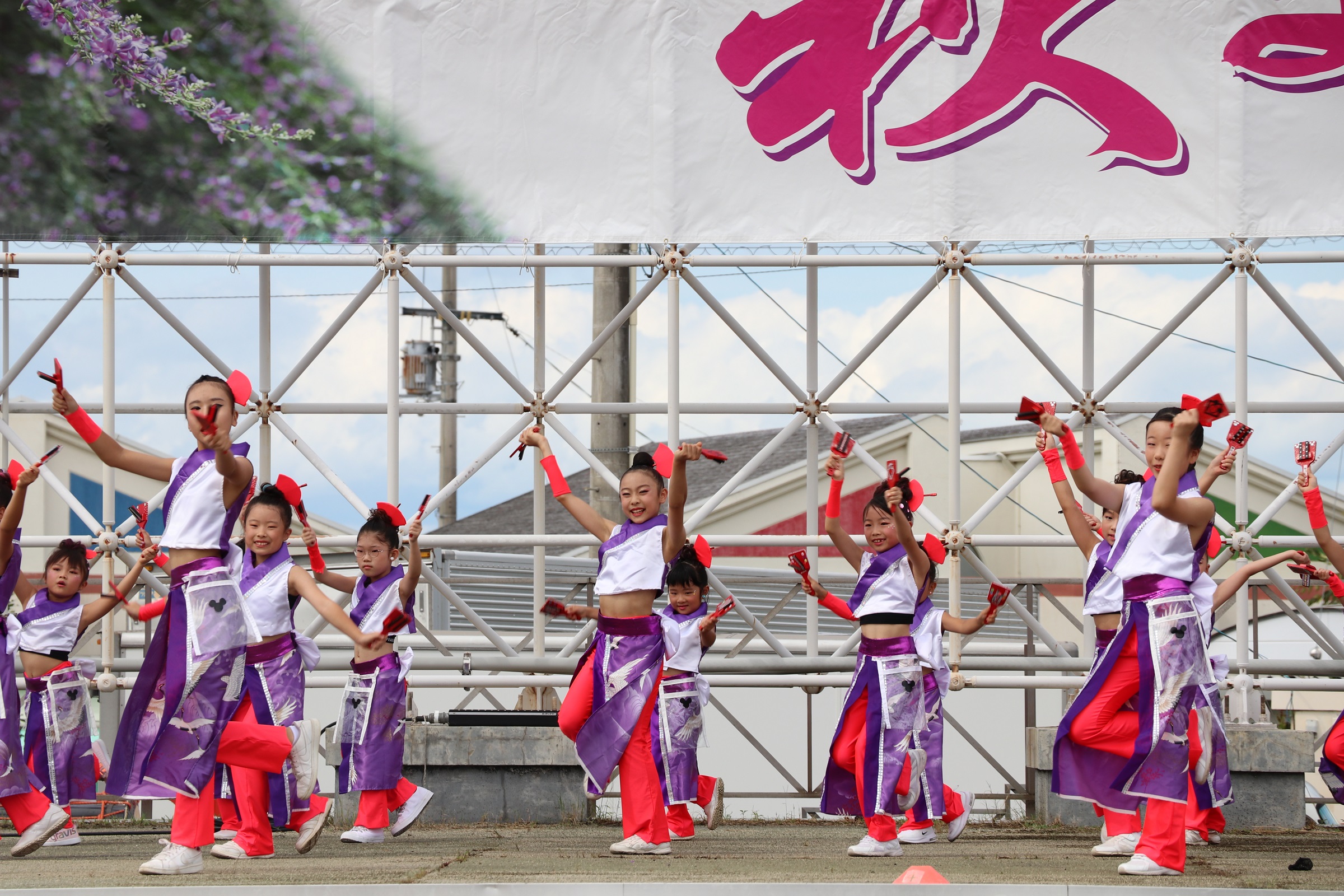 大野原中央公園でのステージイベントの様子