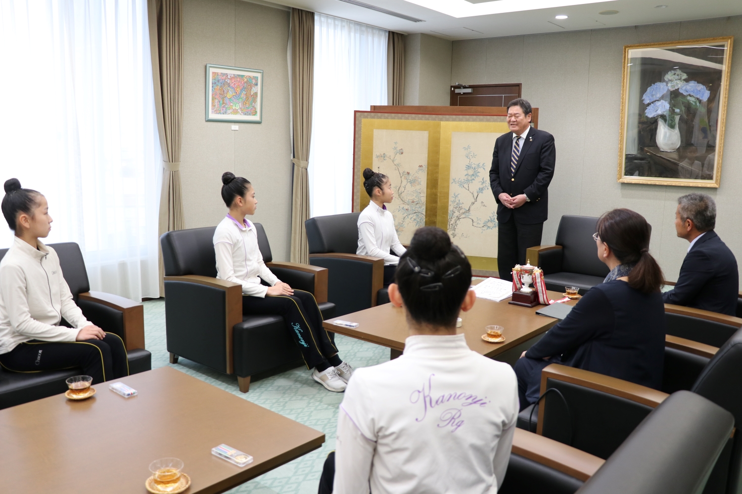 全日本ジュニア新体操選手権大会出場選手激励会