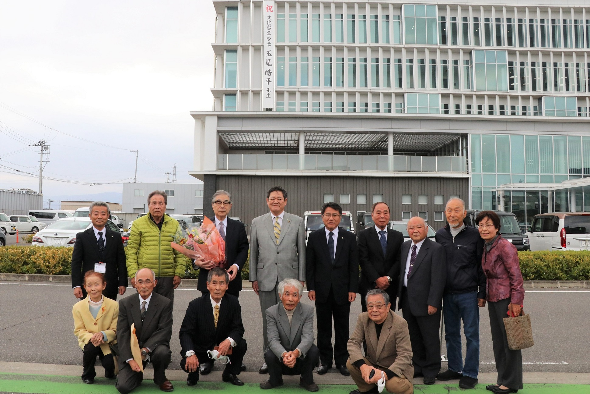 玉尾皓平さん市長表敬訪問