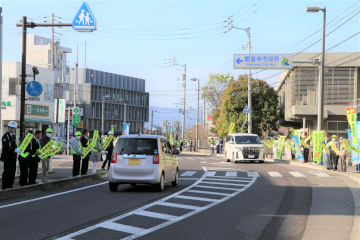 春の交通安全運動街頭キャンペーン