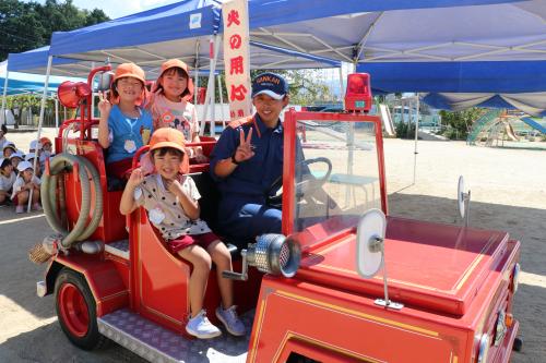大野原こども園避難訓練