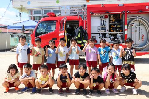 大野原こども園避難訓練