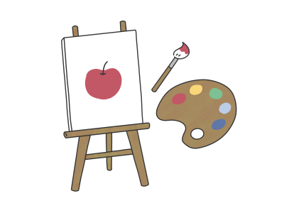 絵画イラスト