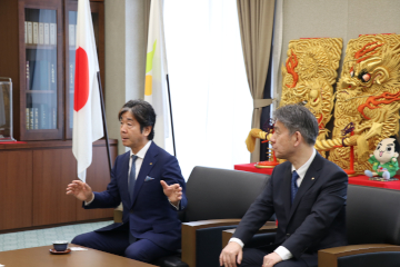 取り組みについて語る三浦聖人代表取締役社長