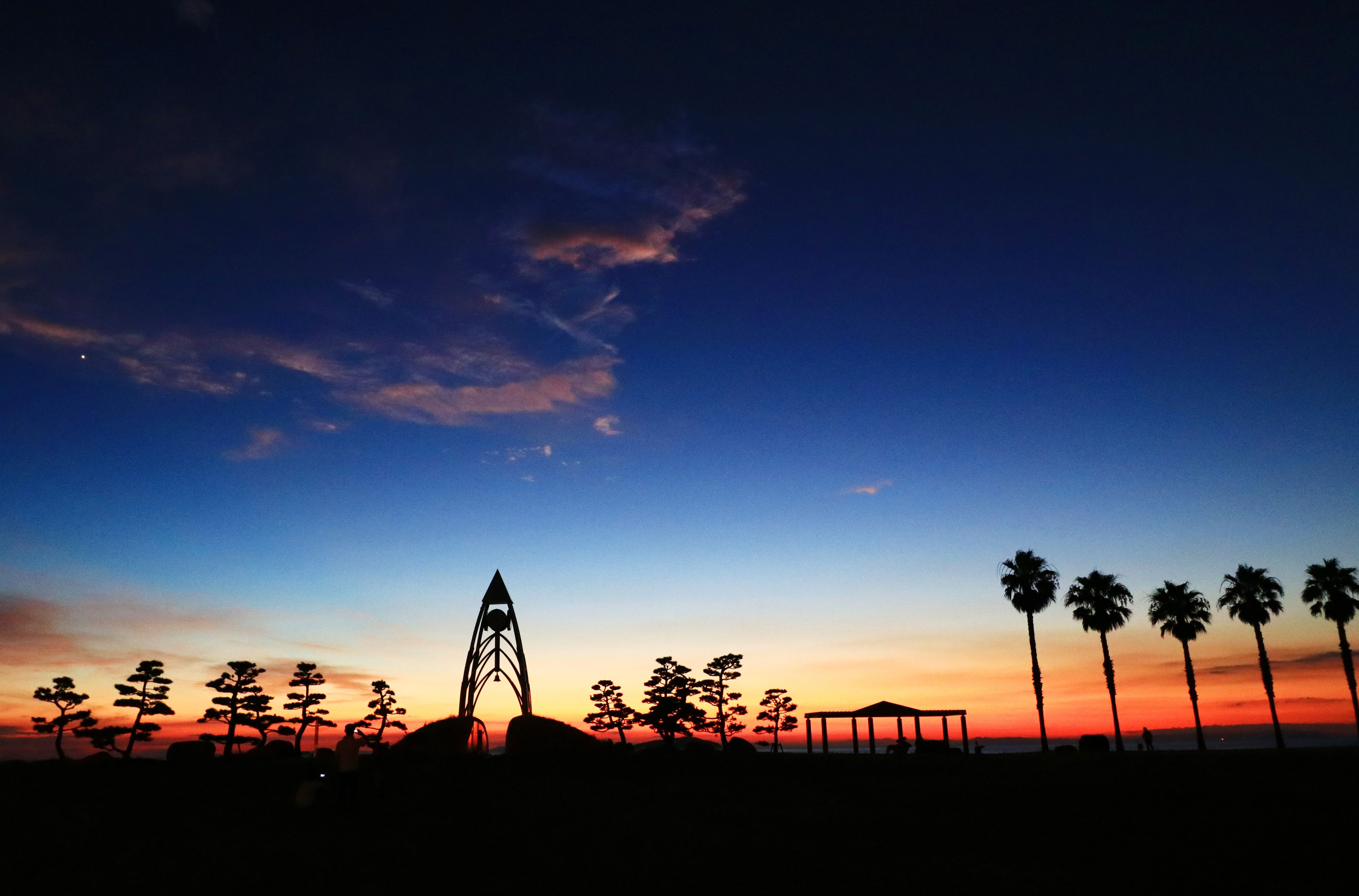 一宮夕景