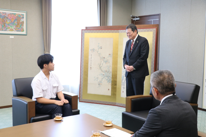 市長から激励のことば