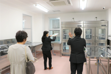 新学校給食センター内覧会の様子