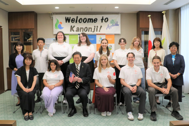 アップルトン市民親善訪問団集合写真