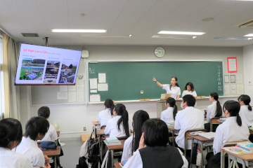 学校訪問の様子