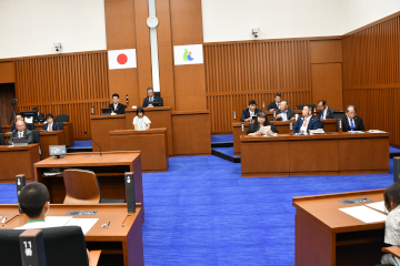 議場見学会の様子