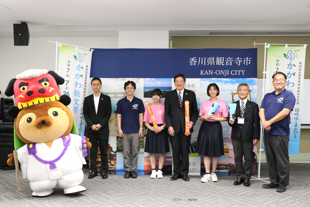 お礼と大会報告を兼ねて表敬訪問