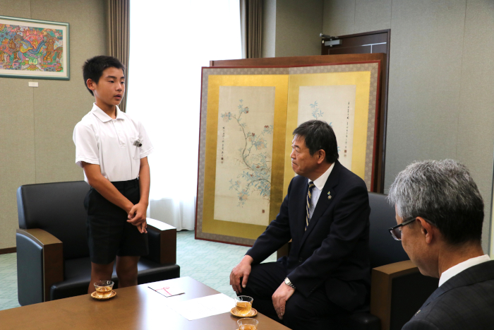 古田さん決意表明