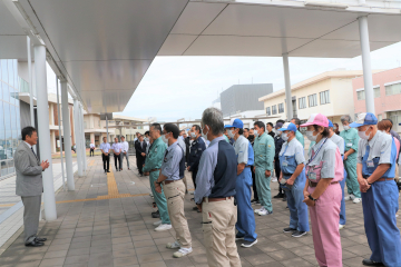 ビルメンテナンス協会の清掃の様子