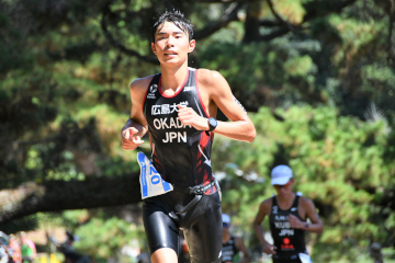 日本学生トライアスロン選手権大会の写真