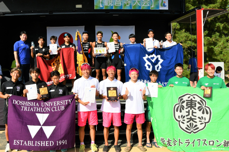 日本学生トライアスロン選手権大会の写真