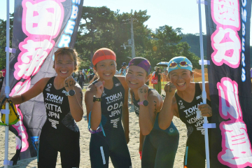 日本学生トライアスロン選手権大会の写真
