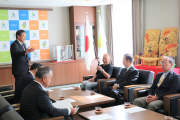 地域活性化起業人着任式の写真