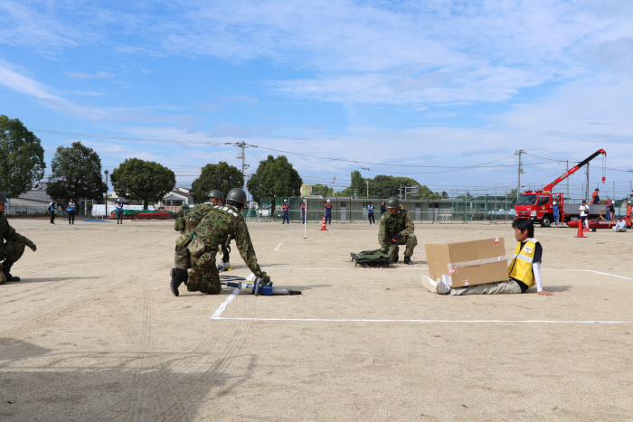 自衛隊による救助