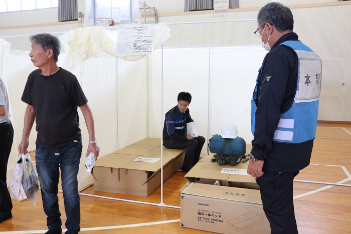 パーティションの設置