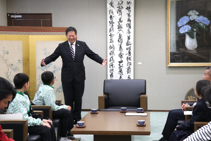 市長から激励のことば