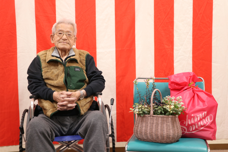 三谷さんと家族からのプレゼント