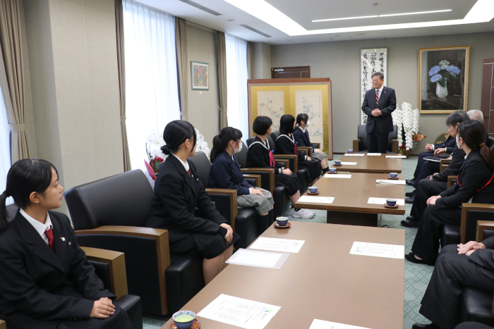 市長から激励のことば