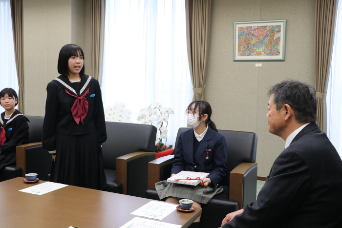 生徒代表が決意表明