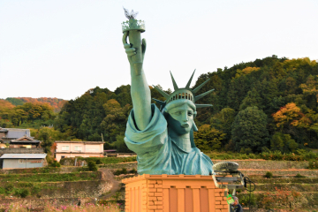 五郷棚田ライトアップのようす