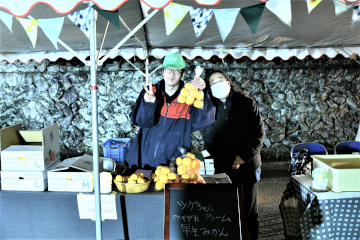 五郷棚田ライトアップのようす