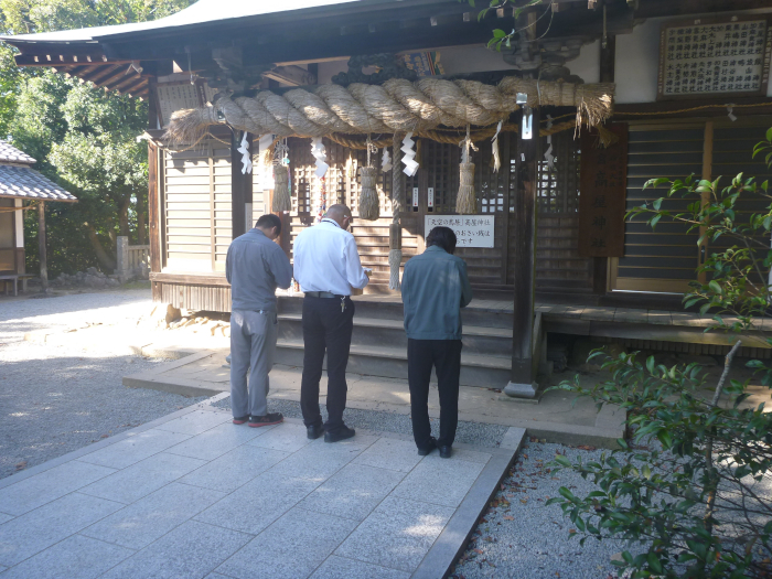 高屋神社で合格祈願