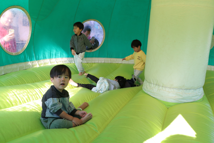 銭形くんのふわふわドーム