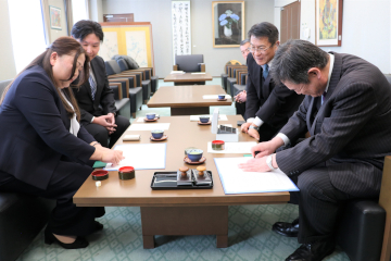 リサイクル連携協定の様子