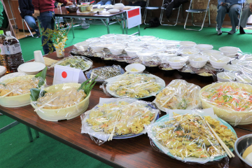 お国自慢料理大会の様子